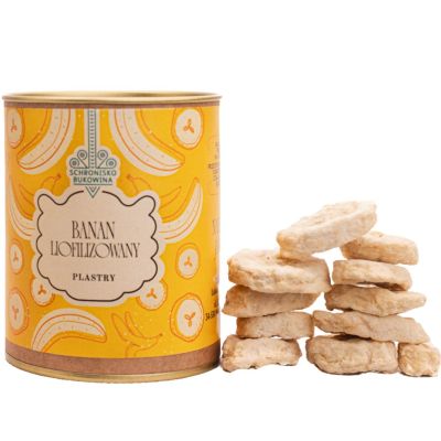 Banan liofilizowany plastry 50g - Schronisko Bukowina
