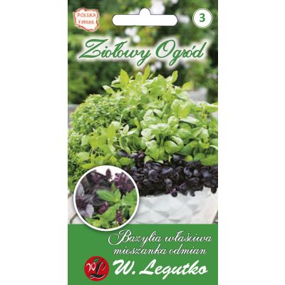 Nasiona Bazylia właściwa mieszanka odmian 0.50g - W.Legutko