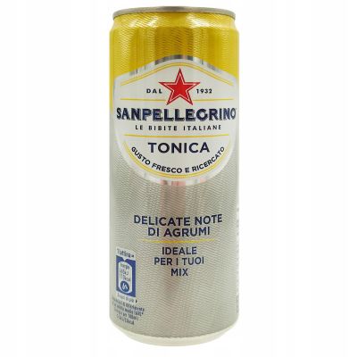 Napój gazowany Tonica Agrumi Lattina 330ml - San Pellegrino, zgniecione opakowanie