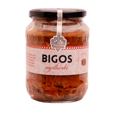 Bigos myśliwski premium Schronisko Bukowina. Słoik 710 ml