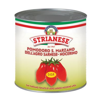 Pomidory San Marzano D.O.P 2,5kg - Strianese, opakowanie zgniecione