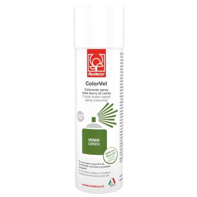 Barwnik spożywczy zamsz zielony Colorvel Spray Vell. Verde 250ml - Modecor