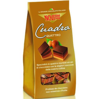 Praliny Cuadro Quattro 150g - Novi, Uszkodzone opakowanie, ubytek 0.04kg