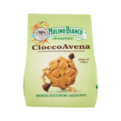 Ciastka bez cukru z czekoladą Cioccoavena włoskie 270g - Mulino Bianco