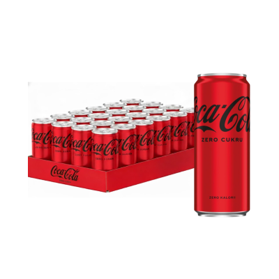 Napój gazowany Coca Cola Zero 24x330ml - Coca-cola
