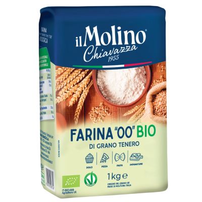 Mąka pszenna TYP "00" BIO 1kg - il Molino Chiavazza