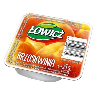 Dżem brzoskwiniowy monoporcja 25g - Łowicz