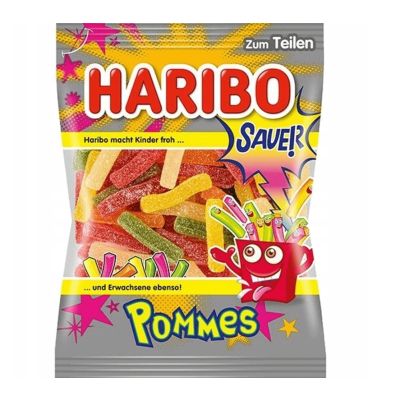 Żelki Frytki Saure Pommes 175g - Haribo