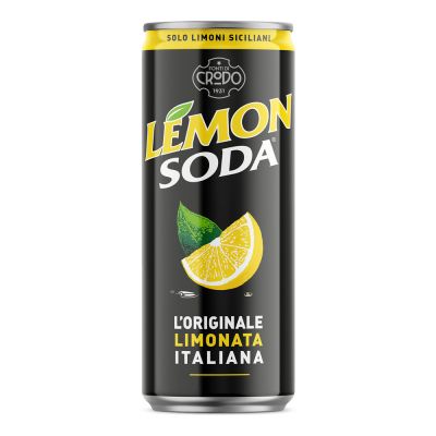 Napój gazowany o smaku cytryny Lemon Soda puszka 150ml - Fondi Di Crodo