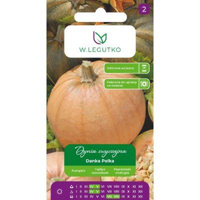 Nasiona Dynia zwyczajna Danka Polka 3g - W.Legutko