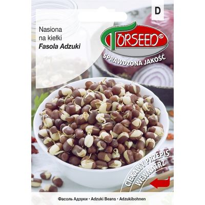 Fasola Adzuki, nasiona na kiełki 250g - Torseed