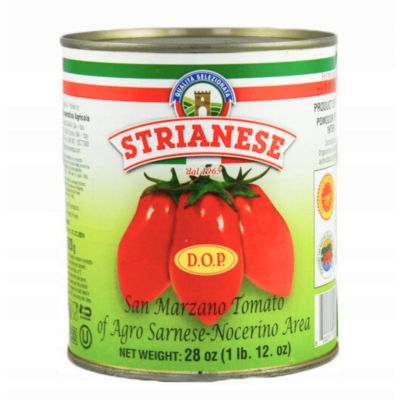 Pomidory San Marzano 800g - Strianese, pogniecziona puszka