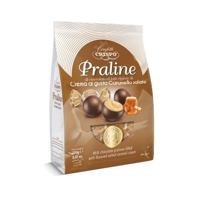 Czekoladki Crema al gusto Caramello salato 250g - Crispo