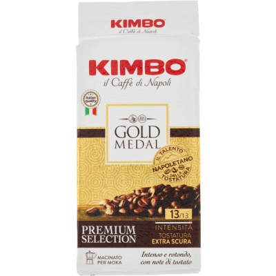 Kawa mielona Gold Medal 250g - Kimbo, Napowietrzone opakowanie