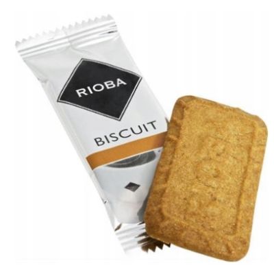 Ciasteczka karmelowe 1,2kg - Rioba, Uszkodzone opakowanie, ubytek 82 szt