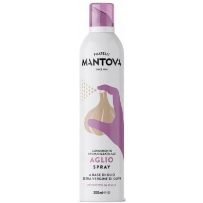 Oliwa z oliwek w sprayu o smaku czosnku 200m - Fratelli Mantova