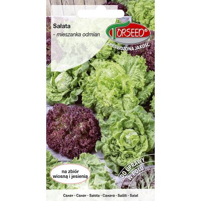 Nasiona Sałata mieszanka odmian 1g - Torseed