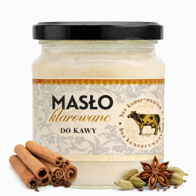 Masło kawa kuloodporna z przyprawami 300 g - Schronisko Bukowina