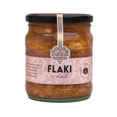Flaki 420 ml w rosole - Schronisko Bukowina