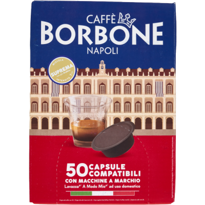 Kawa w kapsułkach Suprema Amodomio Caps 50szt - Borbone