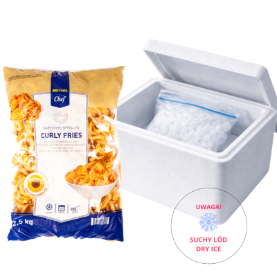 Frytki Curly Fries 2,5kg - Metro Chef