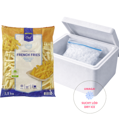 Frytki proste 9x9mm 2,5kg - Metro Chef