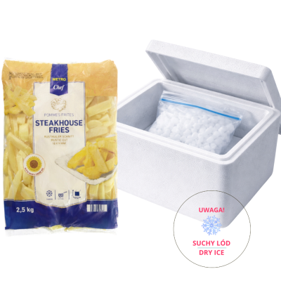 Frytki Steakhouse Fries 2,5kg - Metro Chef