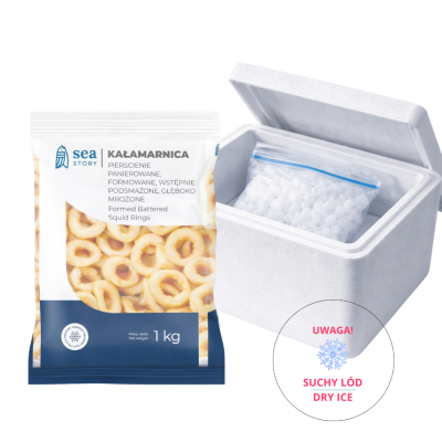 Krążki panierowane z kałamarnicą 1kg - Sea Story