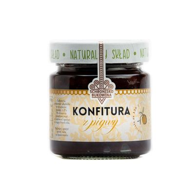 Konfitura z pigwy w małym słoiku