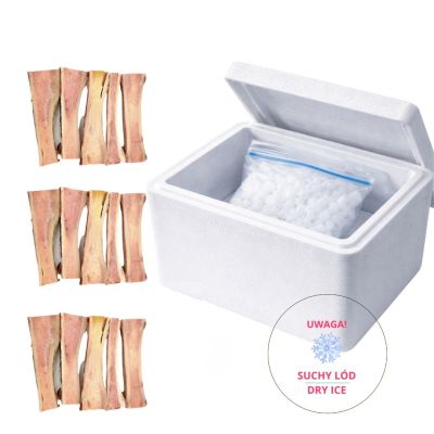 Kości wołowe mrożone cięte wzdłuż 3x1kg - Schronisko Bukowina
