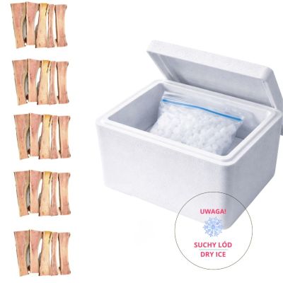 Kości wołowe mrożone cięte wzdłuż 1 kg x5 - Schronisko Bukowina