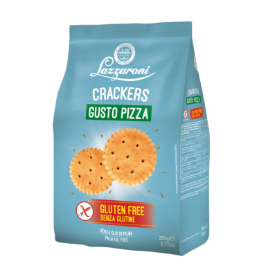 Krakersy bezglutenowe o smaku pizzy - Lazzaroni 200 g