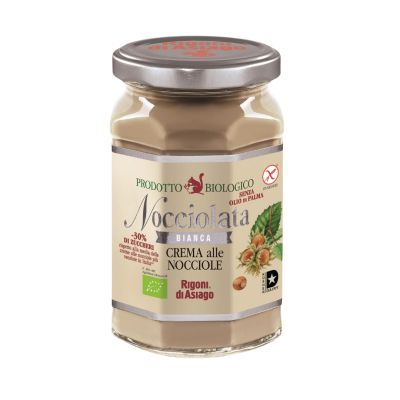 Włoski krem z orzechów laskowych Nocciolata Crema Bianca - Rigoni di Asiago