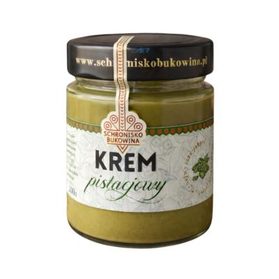 Krem pistacjowy z naturalnym składem w słoiku