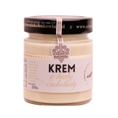 Krem z białej czekolady 