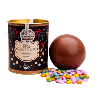 Kula czekoladowa z lentilkami 60g - Schronisko Bukowina