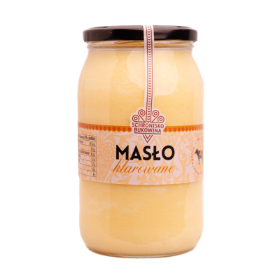 Masło klarowane 900 ml/ 750g - Schronisko Bukowina