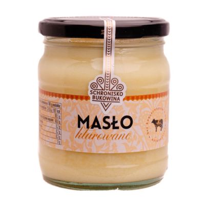 Masło klarowane 420 ml/ 340g - Schronisko Bukowina