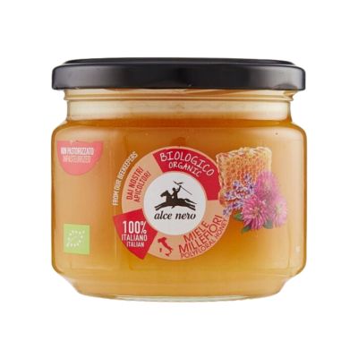 Miód włoski z dzikich kwiatów - Alce Nero 300 g
