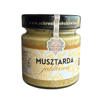 Musztarda jabłkowa 200g - Schronisko Bukowina