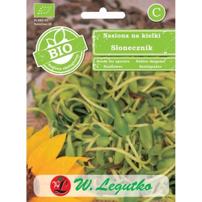 Nasiona Nasiona na kiełki BIO słonecznik 40g - W.Legutko