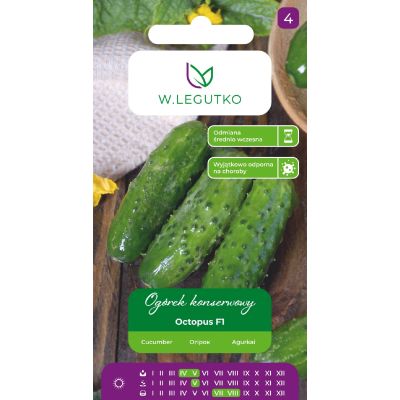 Nasiona Ogórek Octopus F1 1.5g - W.Legutko