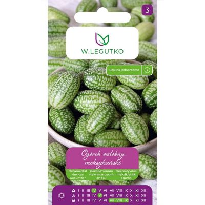 Nasiona Ogórek ozdobny meksykański zielony 0.05g - W.Legutko