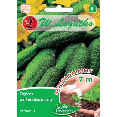 Nasiona Ogórek Partner F1 7m taśma - W.Legutko