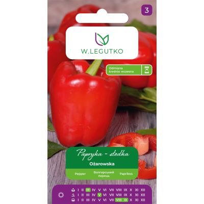 Nasiona Papryka Ożarowska 0.50g - W.Legutko