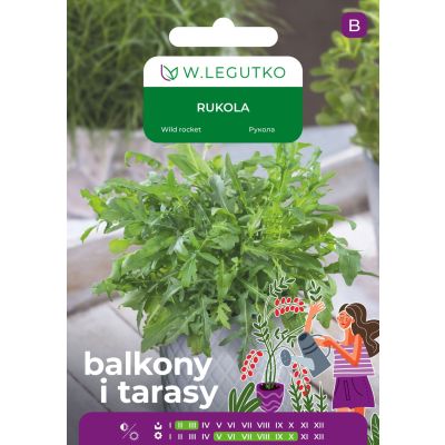 Nasiona Rukola 2g na balkon i taras - W.Legutko