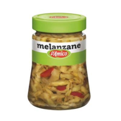 Włoskie bakłażany marynowane 280 g - D'Amico
