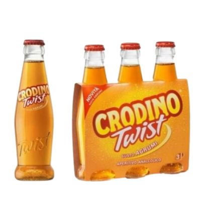 Włoski napój gazowany bezalkoholowy Crodino Twist - Campari