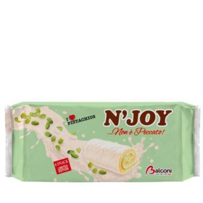 Włoskie roladki biszkoptowe z nadzieniem pistacjowym N'Joy