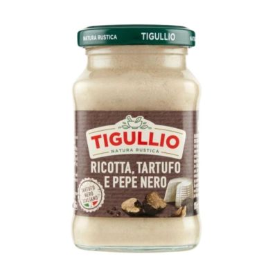 Tigullio sos z ricottą, pieczarkami oraz z pieprzem.